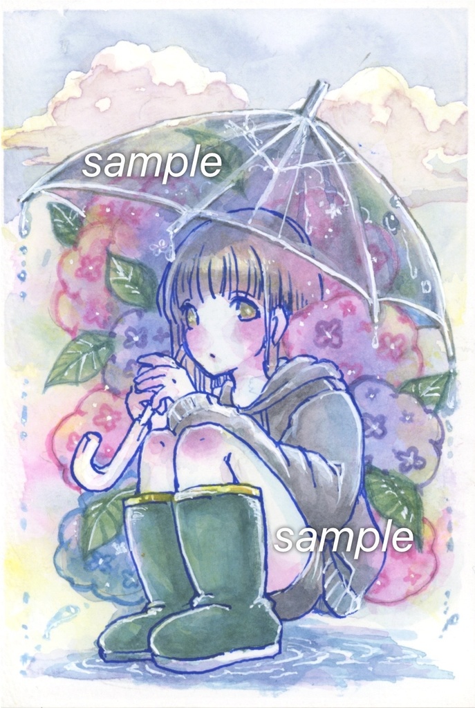 【原画】季節の花シリーズ