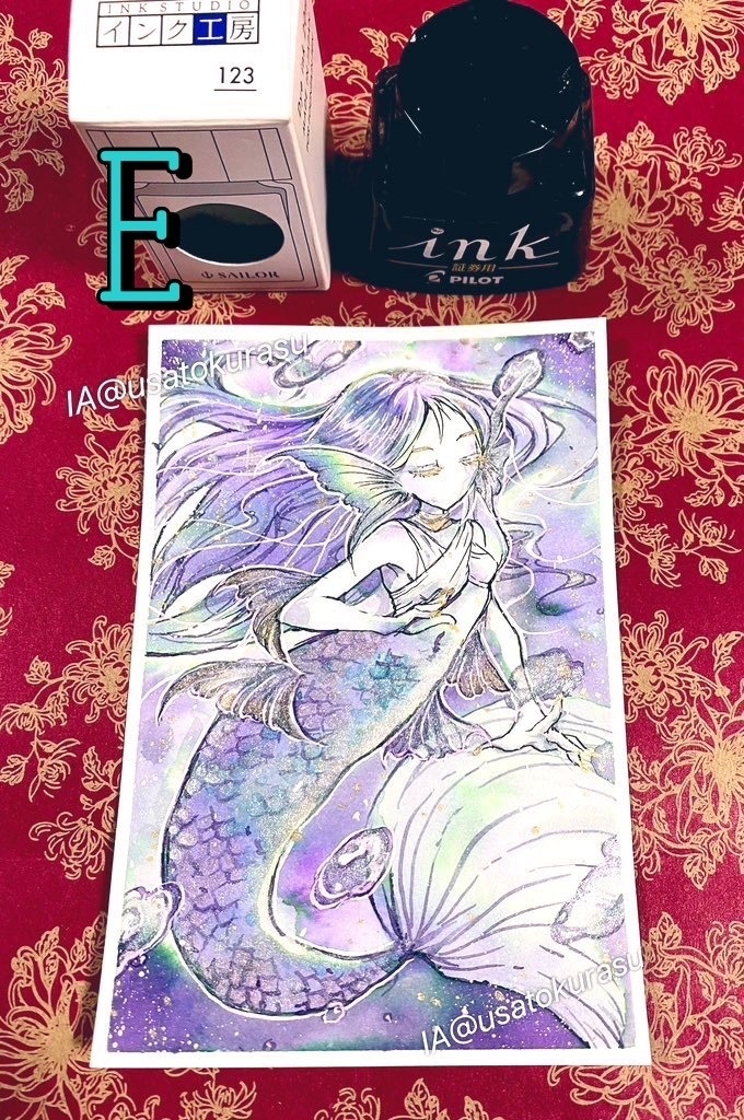 【原画】5月の人魚ドローイング【Mermey2023】