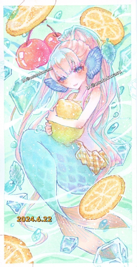 【原画】大きなポストカードサイズイラスト