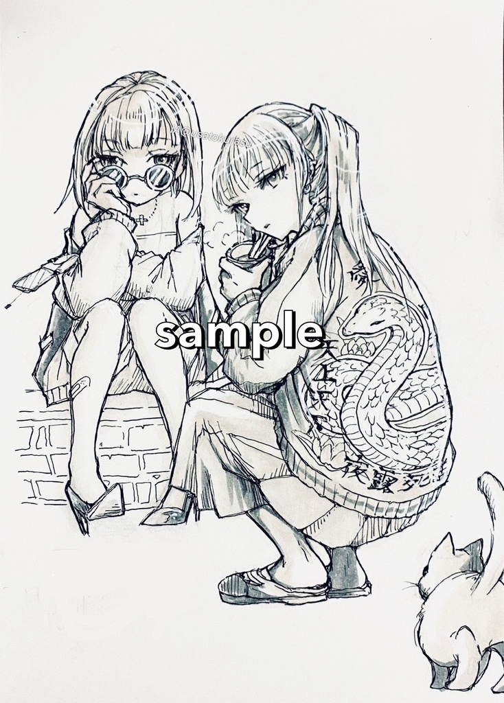 90'ファッションスナップ ドローイング