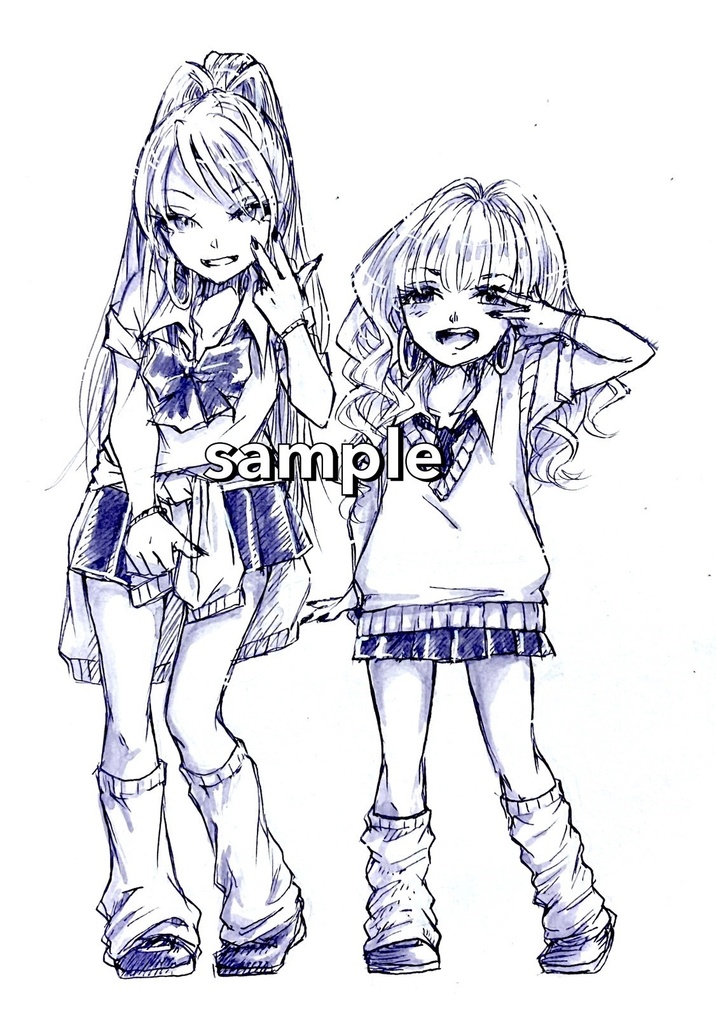 90'ファッションスナップ ドローイング