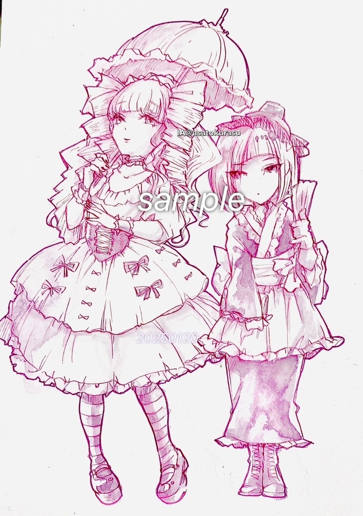 90'ファッションスナップ ドローイング