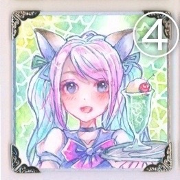 【豆色紙】7種 7.6×7.6㎝