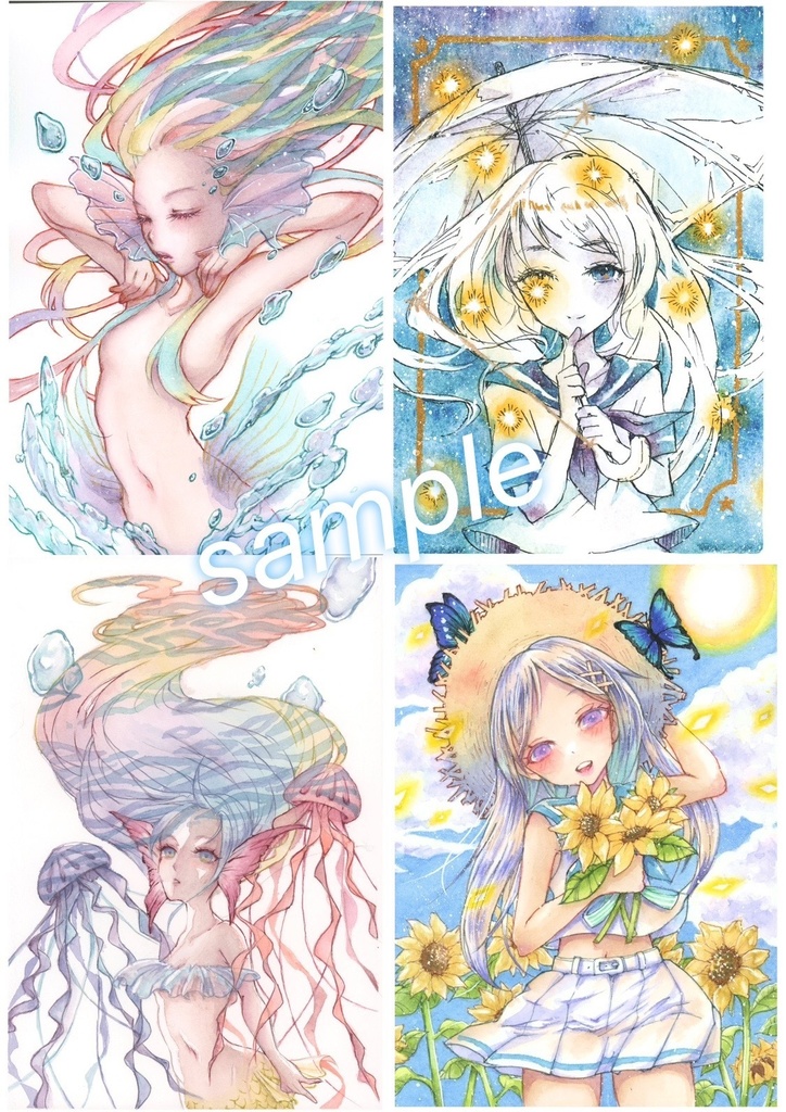 リクエスト 色紙or水彩紙