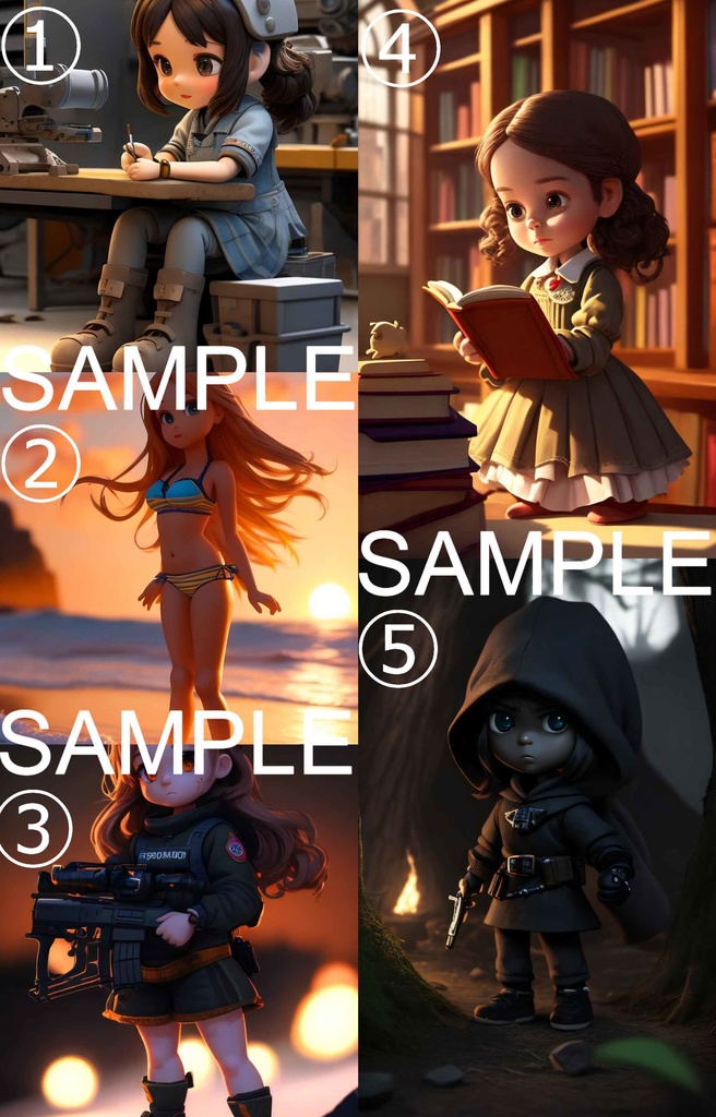 AI GIRLアート集パート3