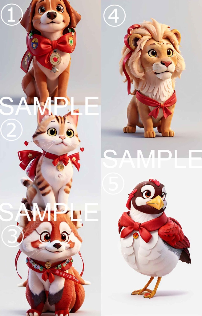 AI ANIMALアート集パート1