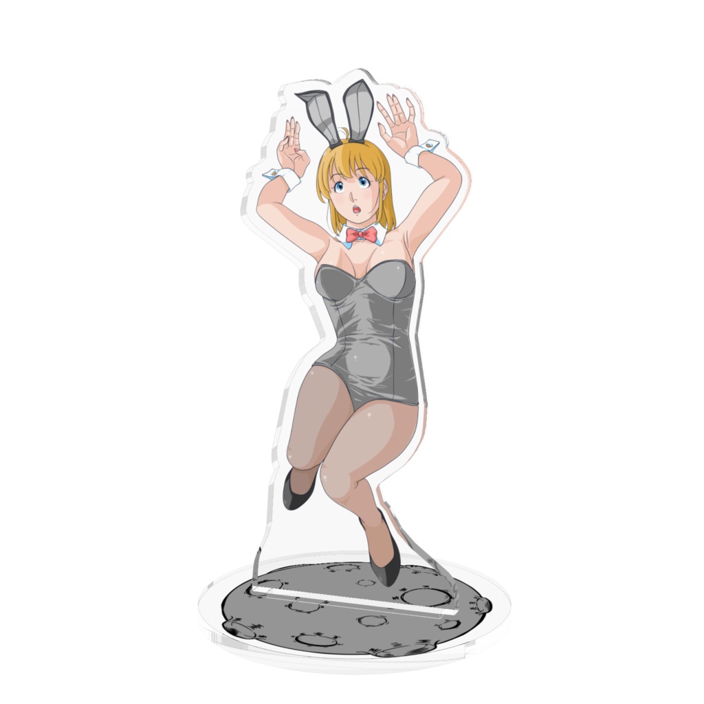 跳ねるバニーさん
