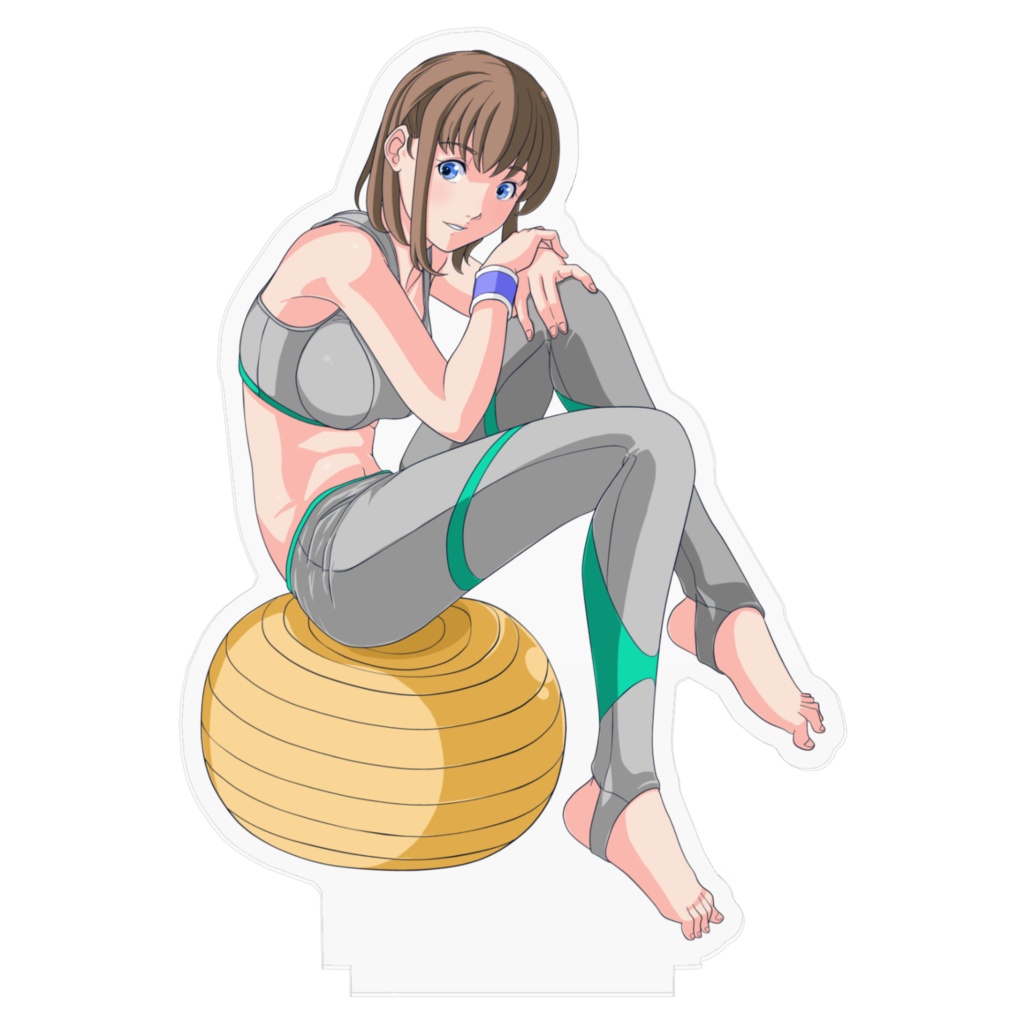 バランスボールガール