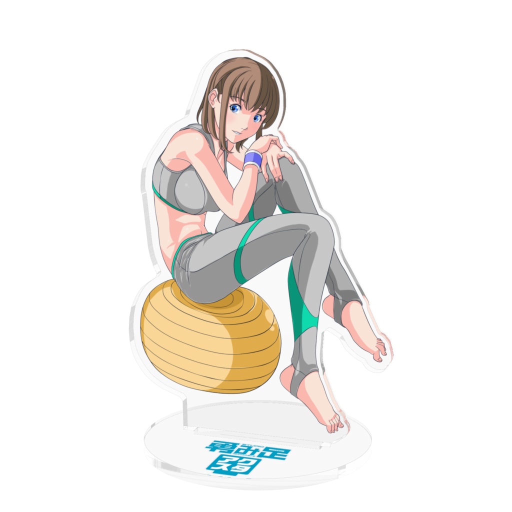 バランスボールガール