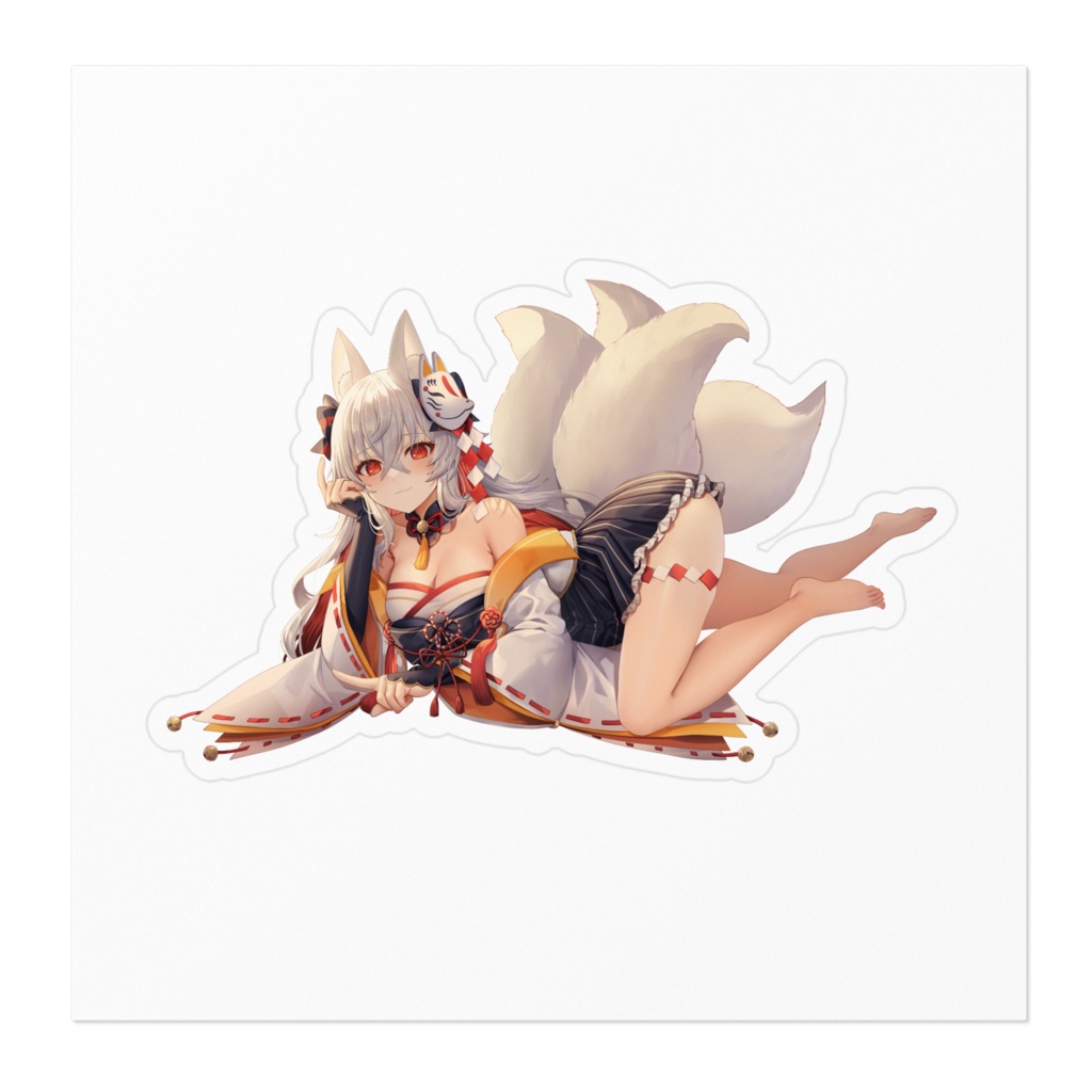 天満ニア1000日記念グッズ「ステッカー」寝そべり