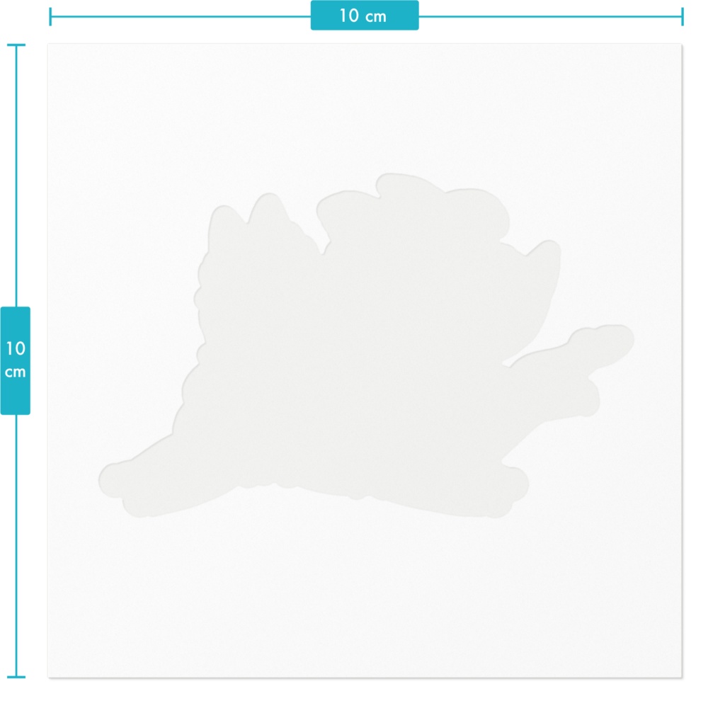 天満ニア1000日記念グッズ「ステッカー」寝そべり