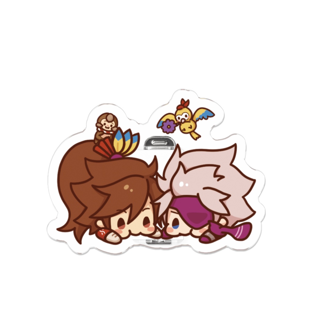 慶親アクリルバッジ