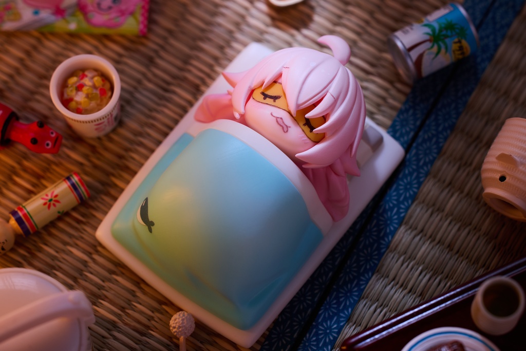 『ごろごろおじさん』「ブルー·ピンク」セット完成品