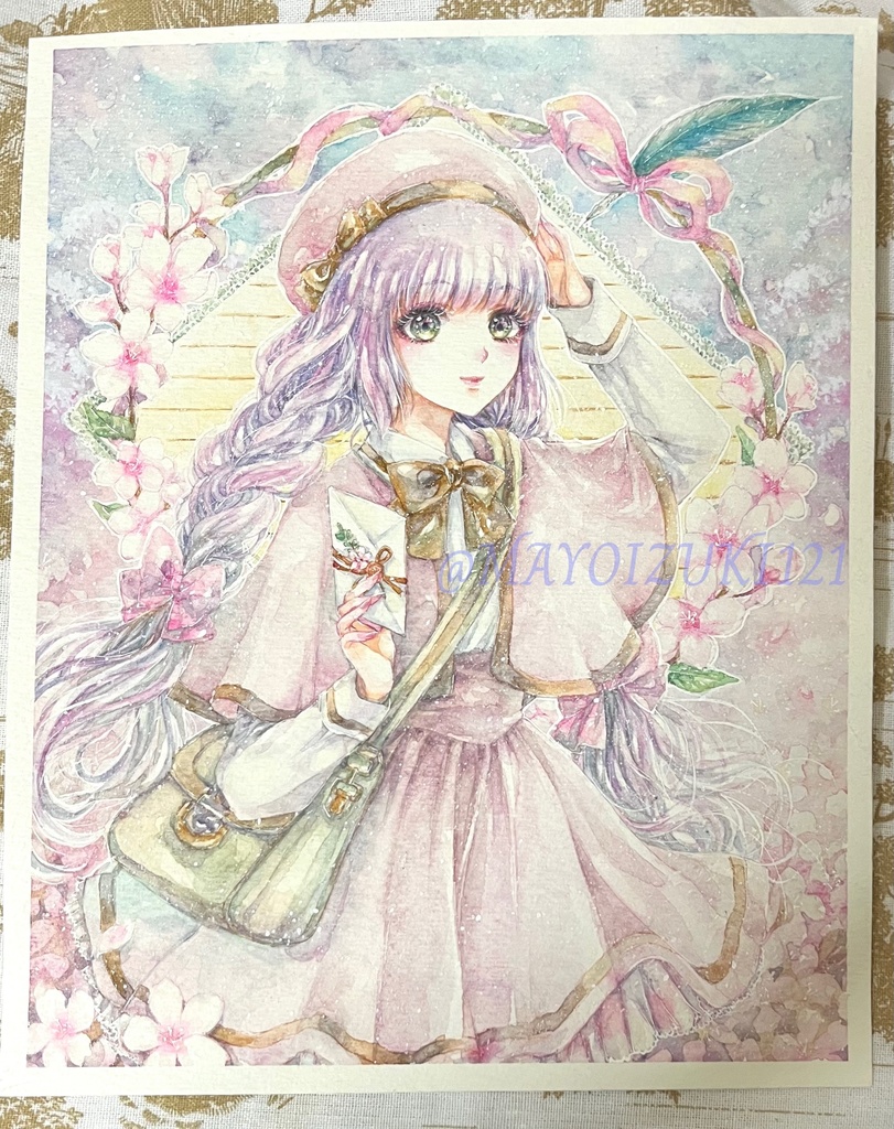 フレームレス作品【春便り】