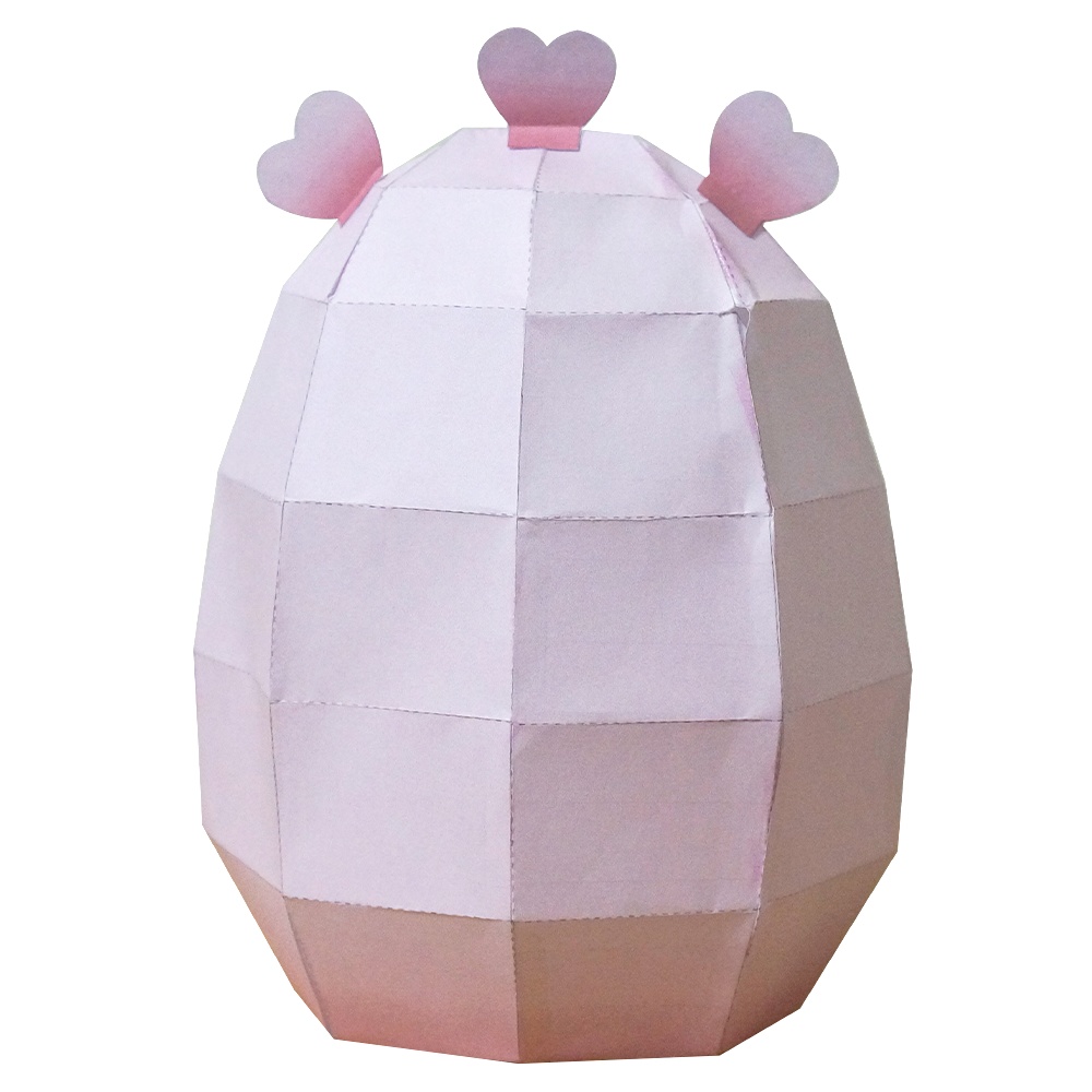 【無料版有】ペーパークラフト(クチビルオバケ)