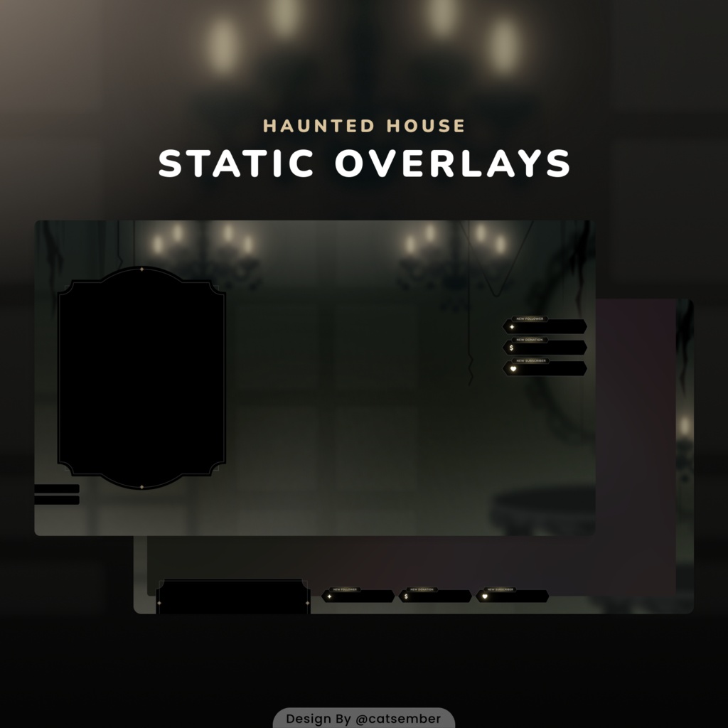 Haunted House | 静止配信画面 / stream overlay
