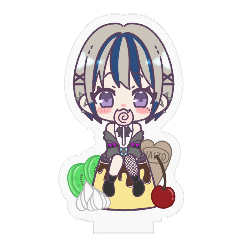 公開中 夜闇ないとデビュー半年記念アクリルフィギュア(デフォルメ)