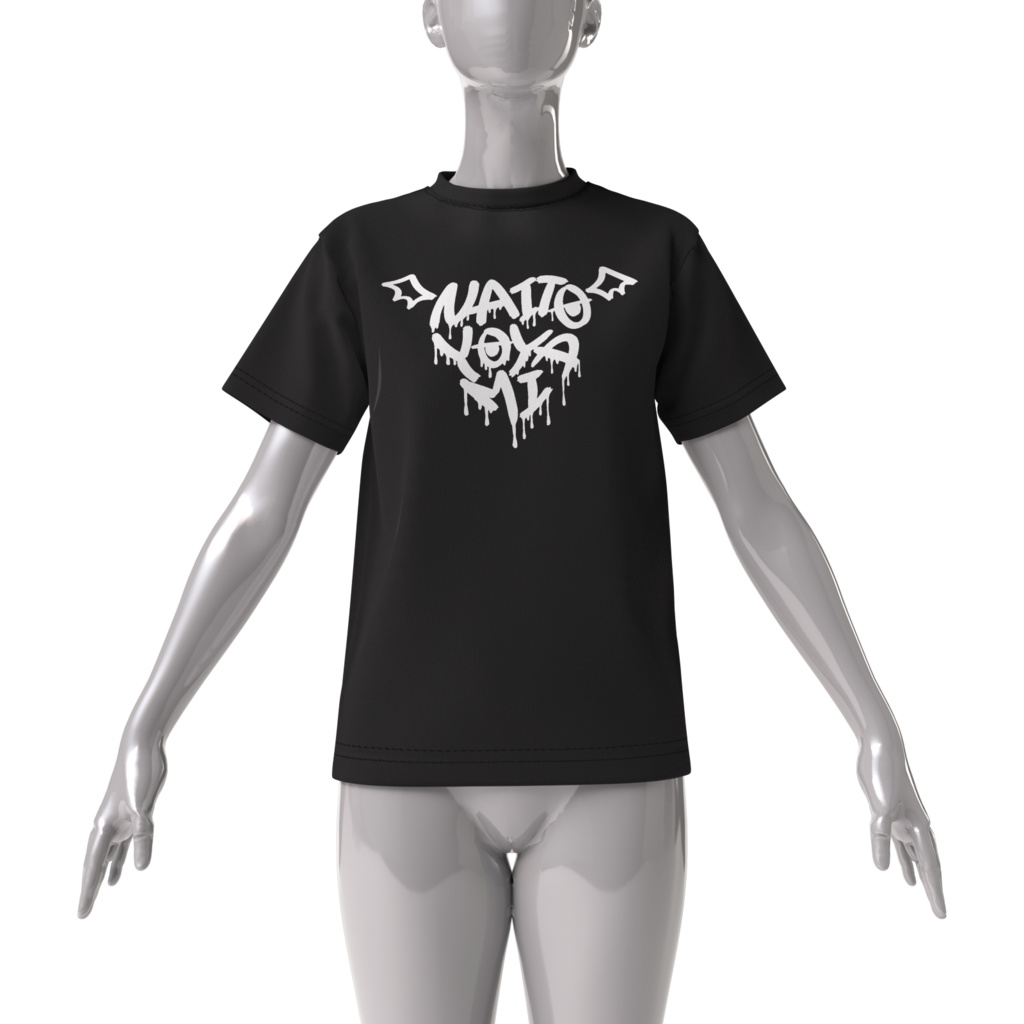 【リクエスト】4周年記念!夜闇ないととお揃いT✨黒色Ver.