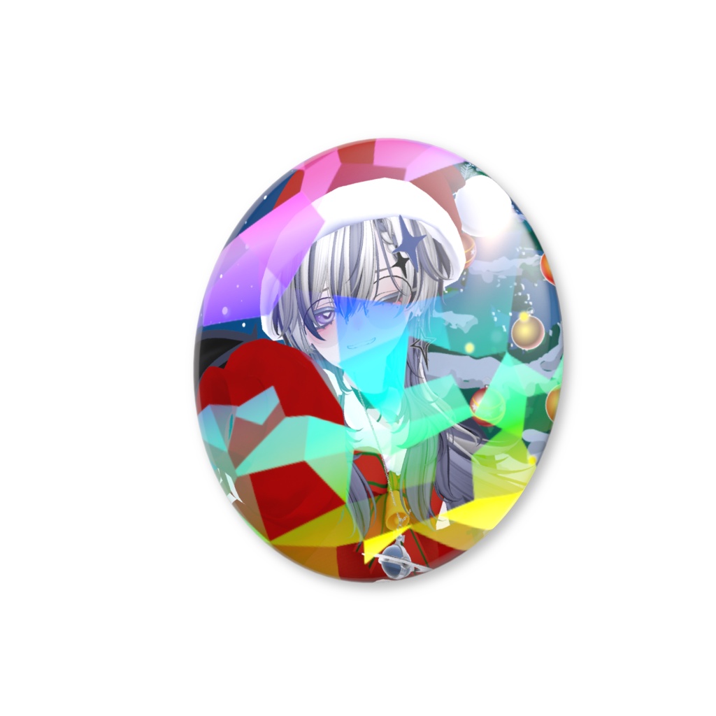 【🎄クリスマス記念グッズ🎄】※期間限定 サンタ衣装缶バッジ