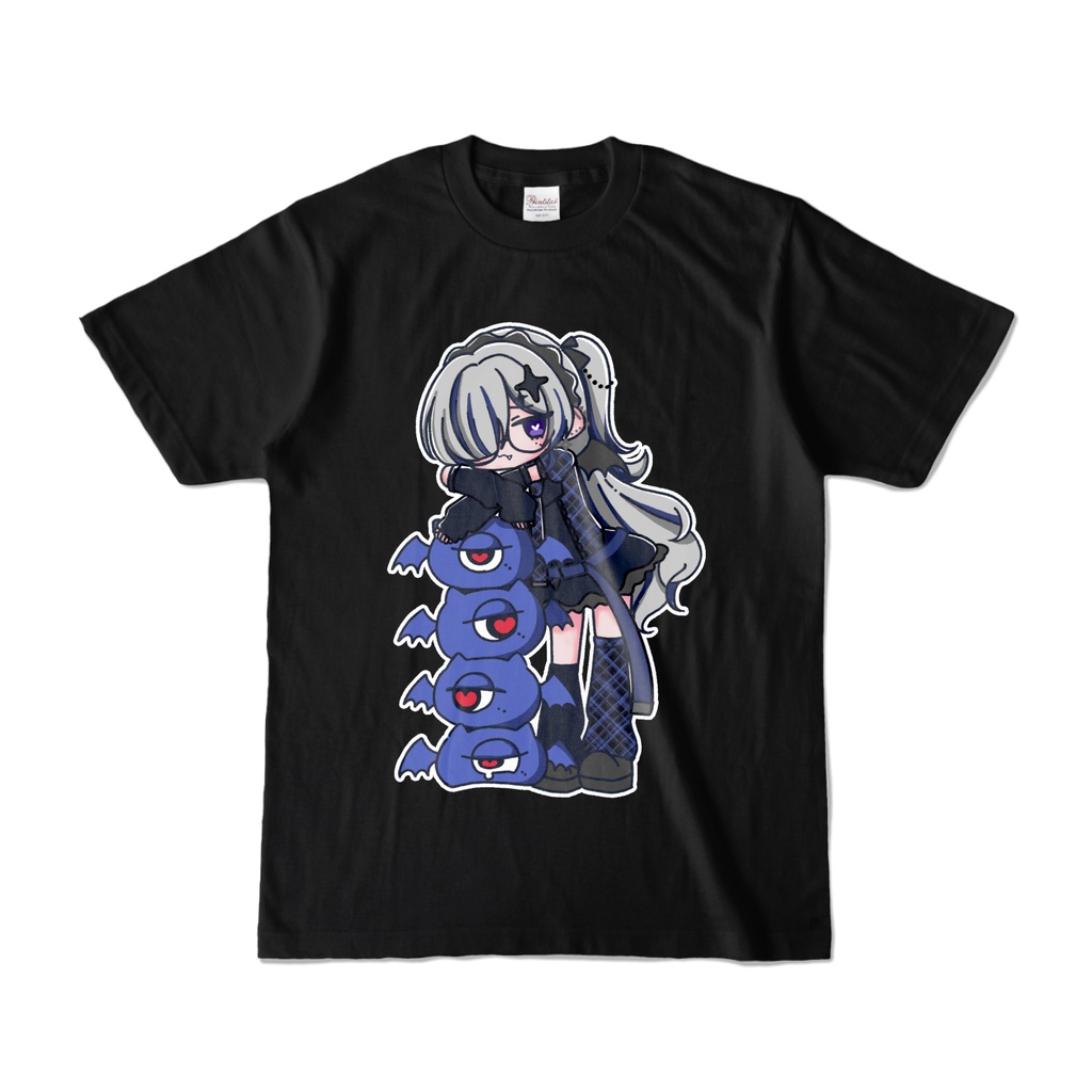 【✨6周年記念グッズ✨】夜闇ないと描きおろしT(6周年記念の姿)