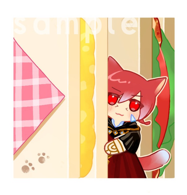 アクリルキーホルダー（サンドイッチ）