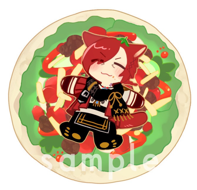 アクリルキーホルダー(タコス)