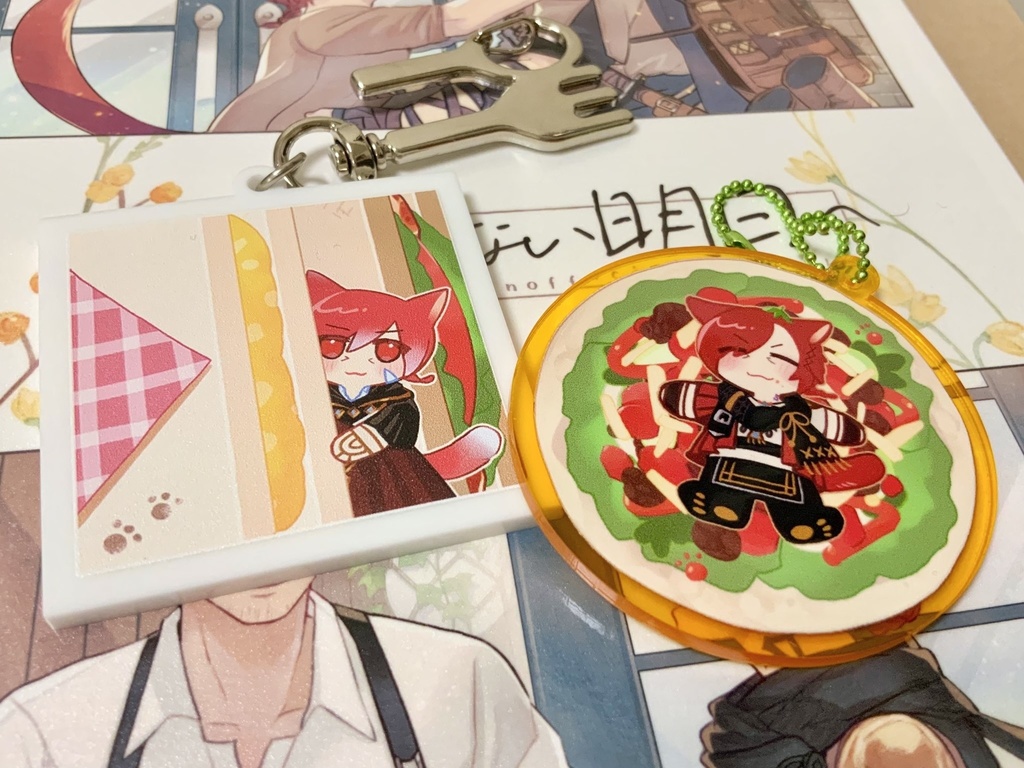 アクリルキーホルダー(タコス)