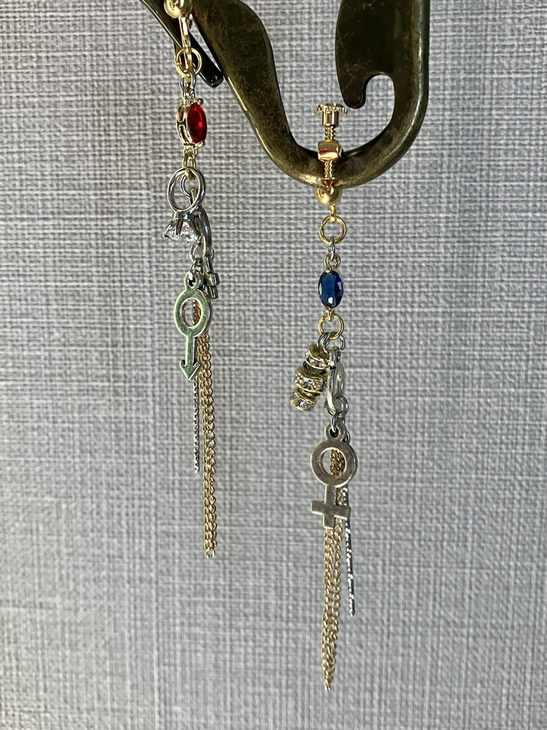 《現品限り》香月紫苑イメージイヤリング　ピアス