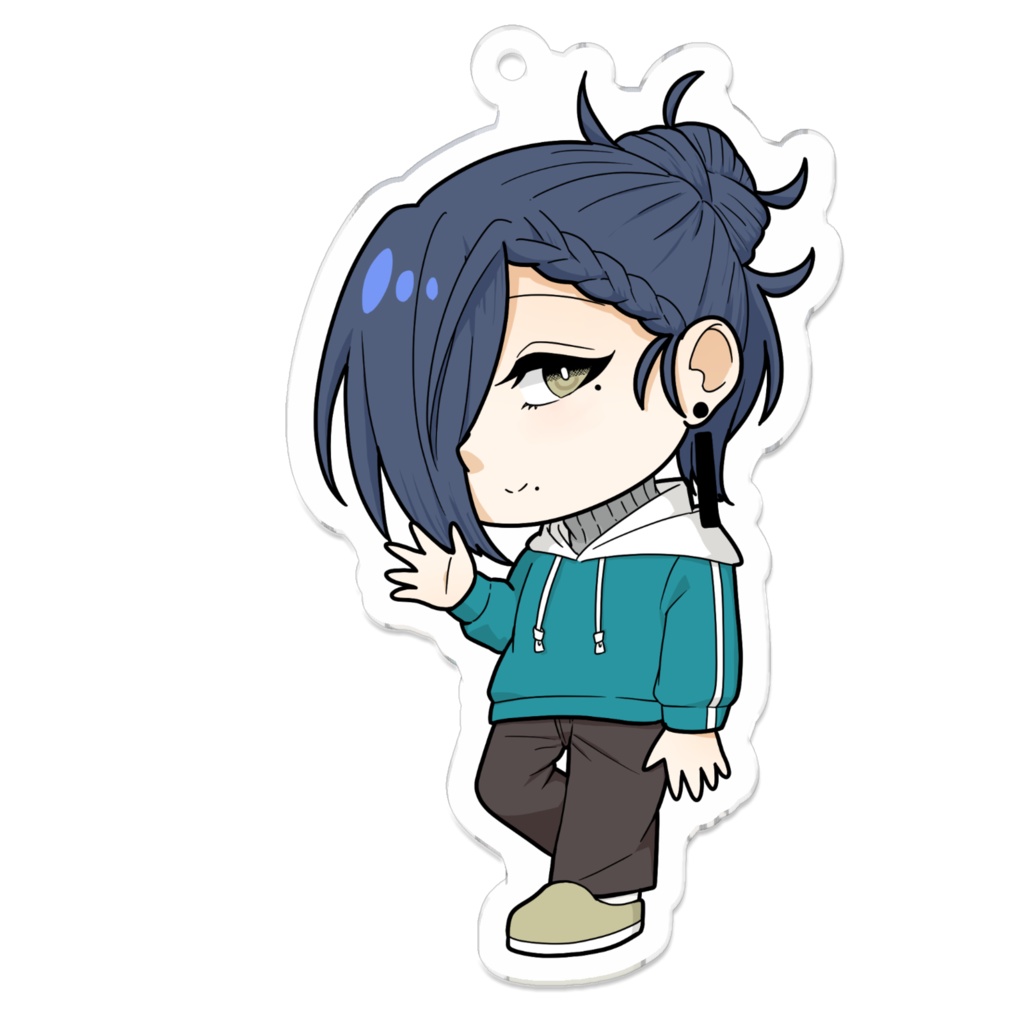 蒼海梢月-アクリルキーホルダー