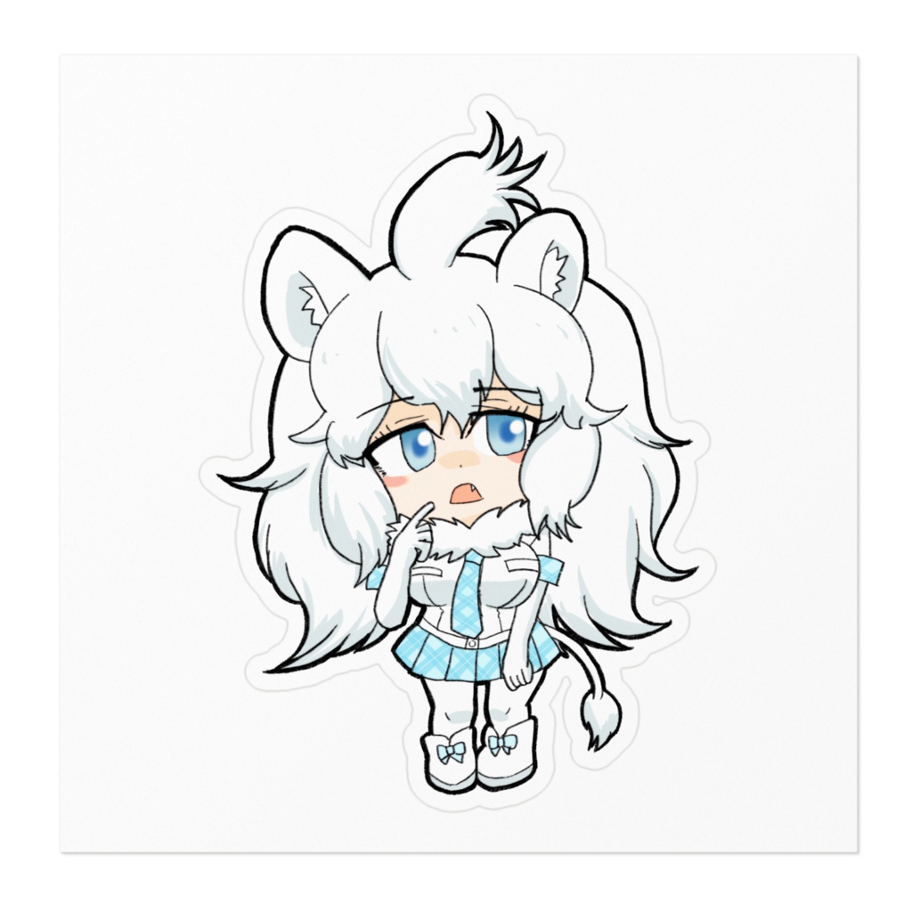 けものフレンズ ホワイトライオン ステッカー