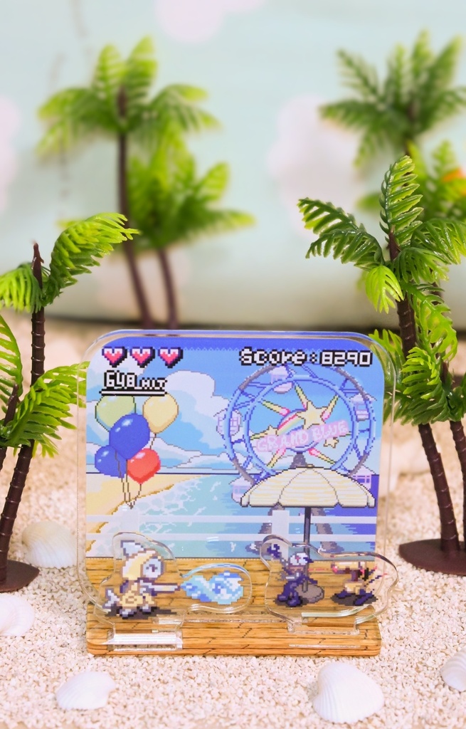 サメピーの大冒険　アクリルスタンド　スタジオリゾートver.
