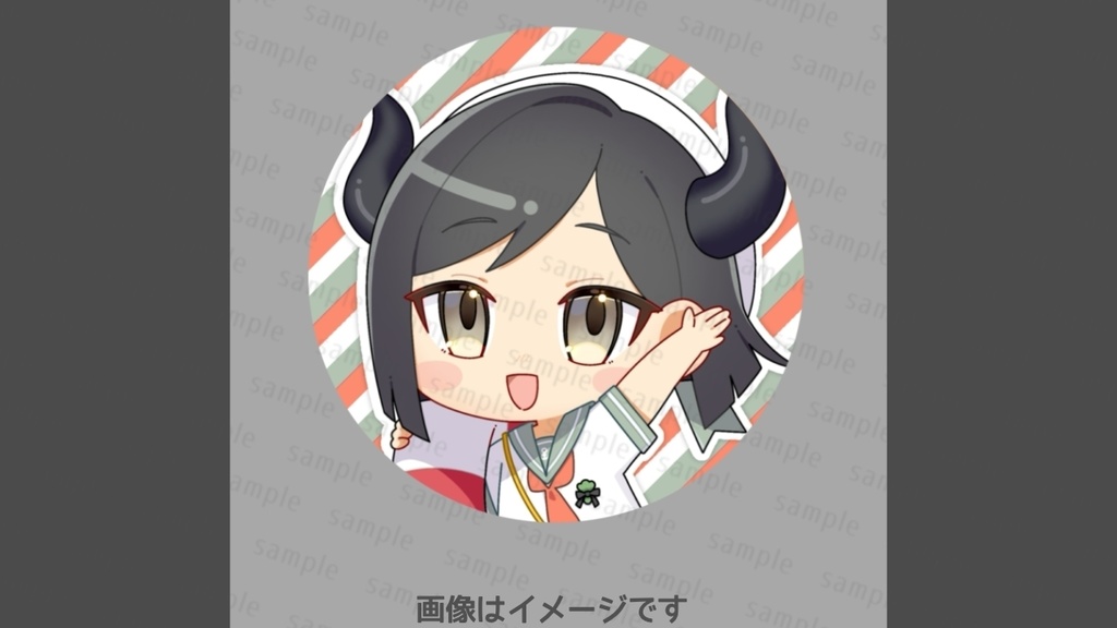 【OV】水兵さんオーロラ缶バッジ