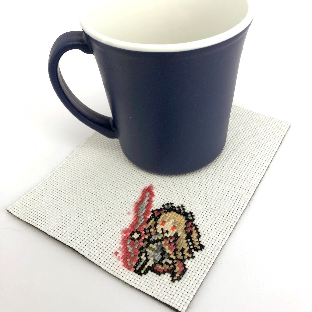 【ドット絵】エレちゃんのコースター