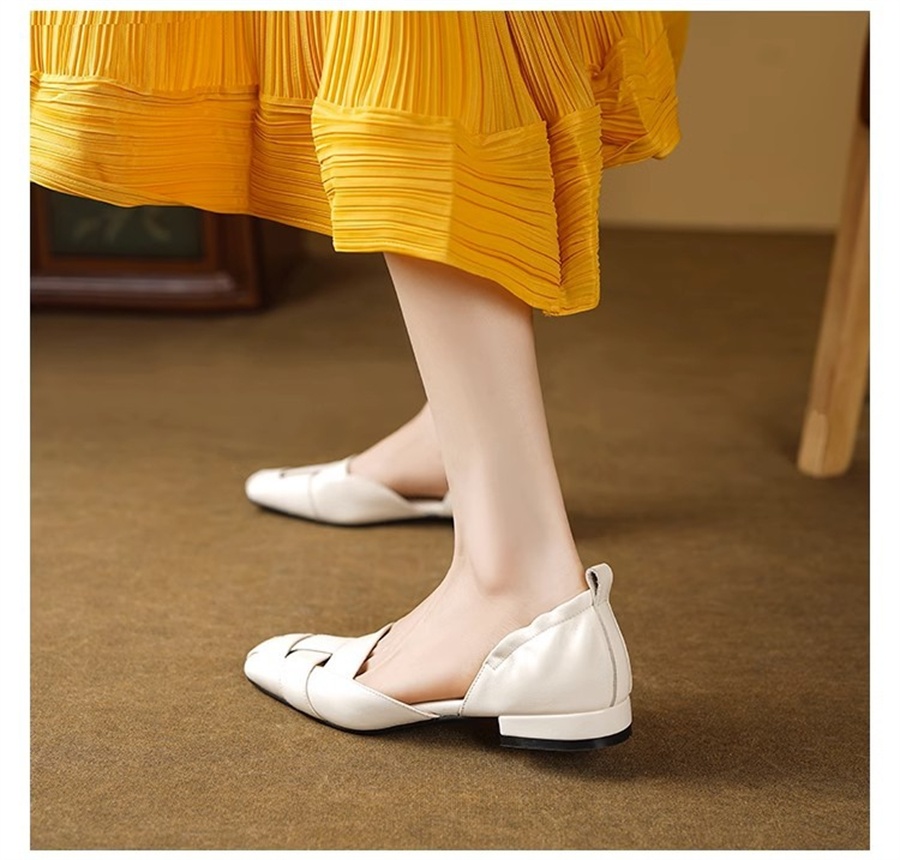 レディースシューズ ローヒールパンプス ミュールサンダル スリッポン フラットシューズ ウェッジソール バレエシューズ
