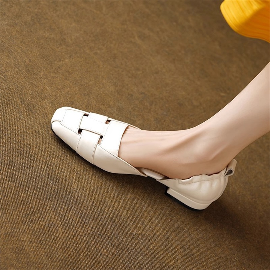 レディースシューズ ローヒールパンプス ミュールサンダル スリッポン フラットシューズ ウェッジソール バレエシューズ