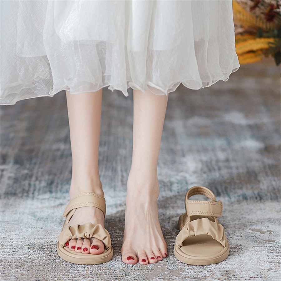 レディースシューズ ローヒールパンプス ミュールサンダル スリッポン フラットシューズ ウェッジソール バレエシューズ