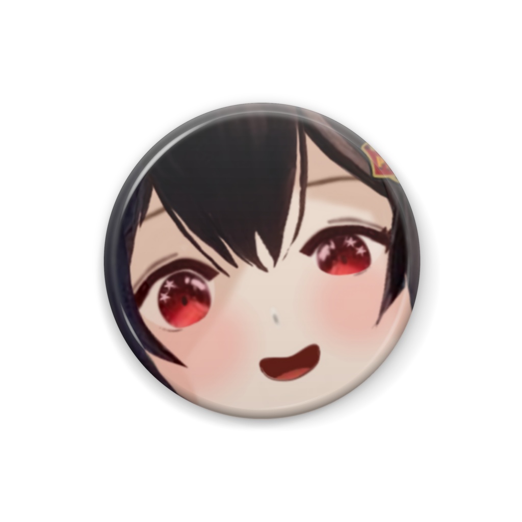 悪究麗ちゃんドアップ缶バッジ