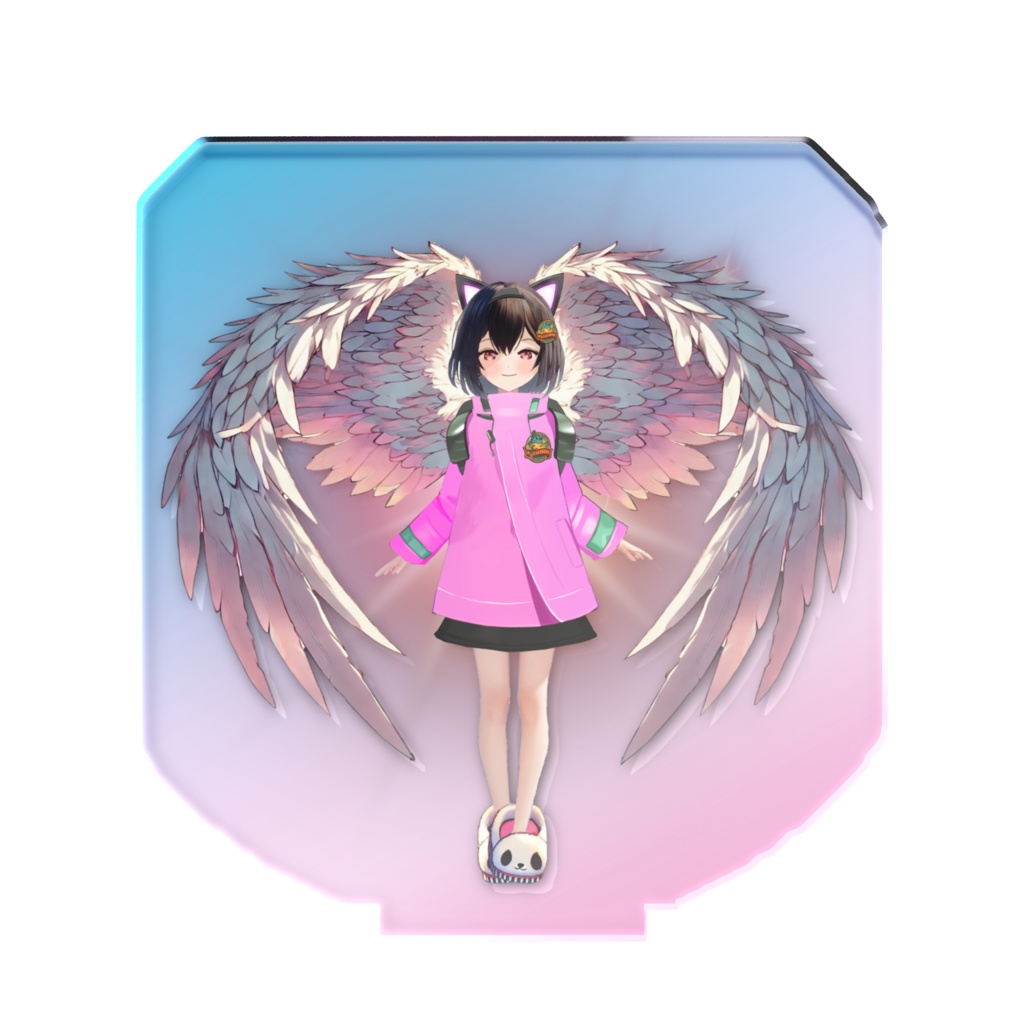 悪究麗ちゃんオーロラアクリルスタンド(女神エディション)