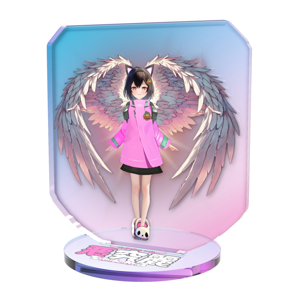 悪究麗ちゃんオーロラアクリルスタンド(女神エディション)