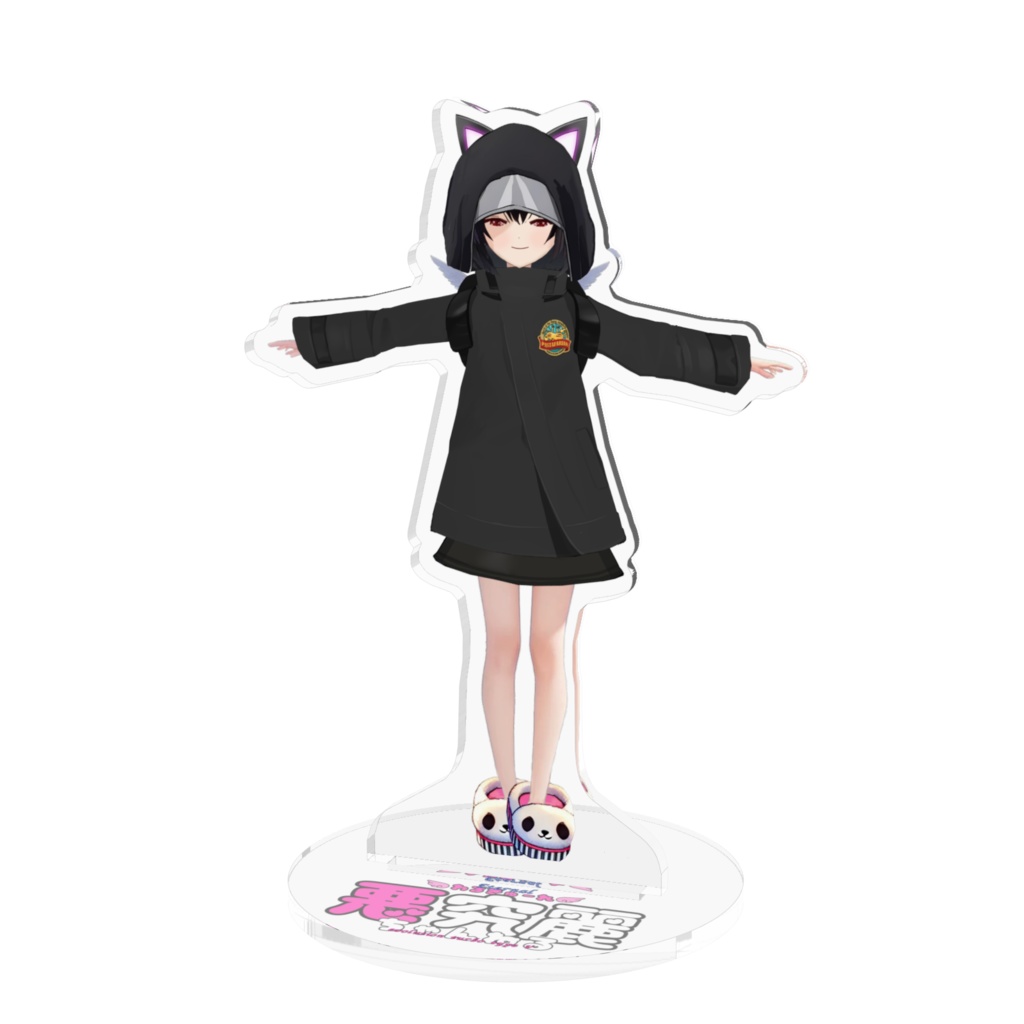 悪究麗ちゃんアクリルフィギュア(シスター衣装ゴルゴダのポーズVer)