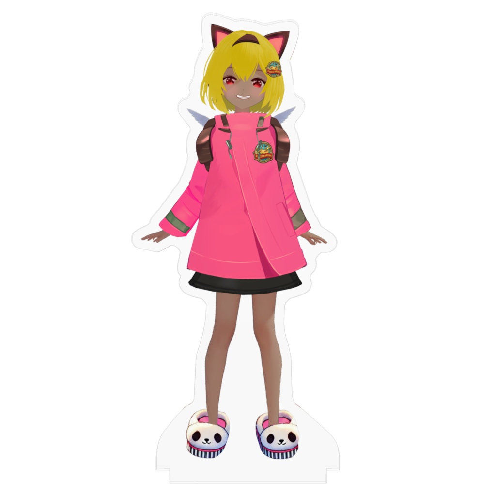 悪究麗ちゃんアクリルフィギュア(黒ギャルVer.)