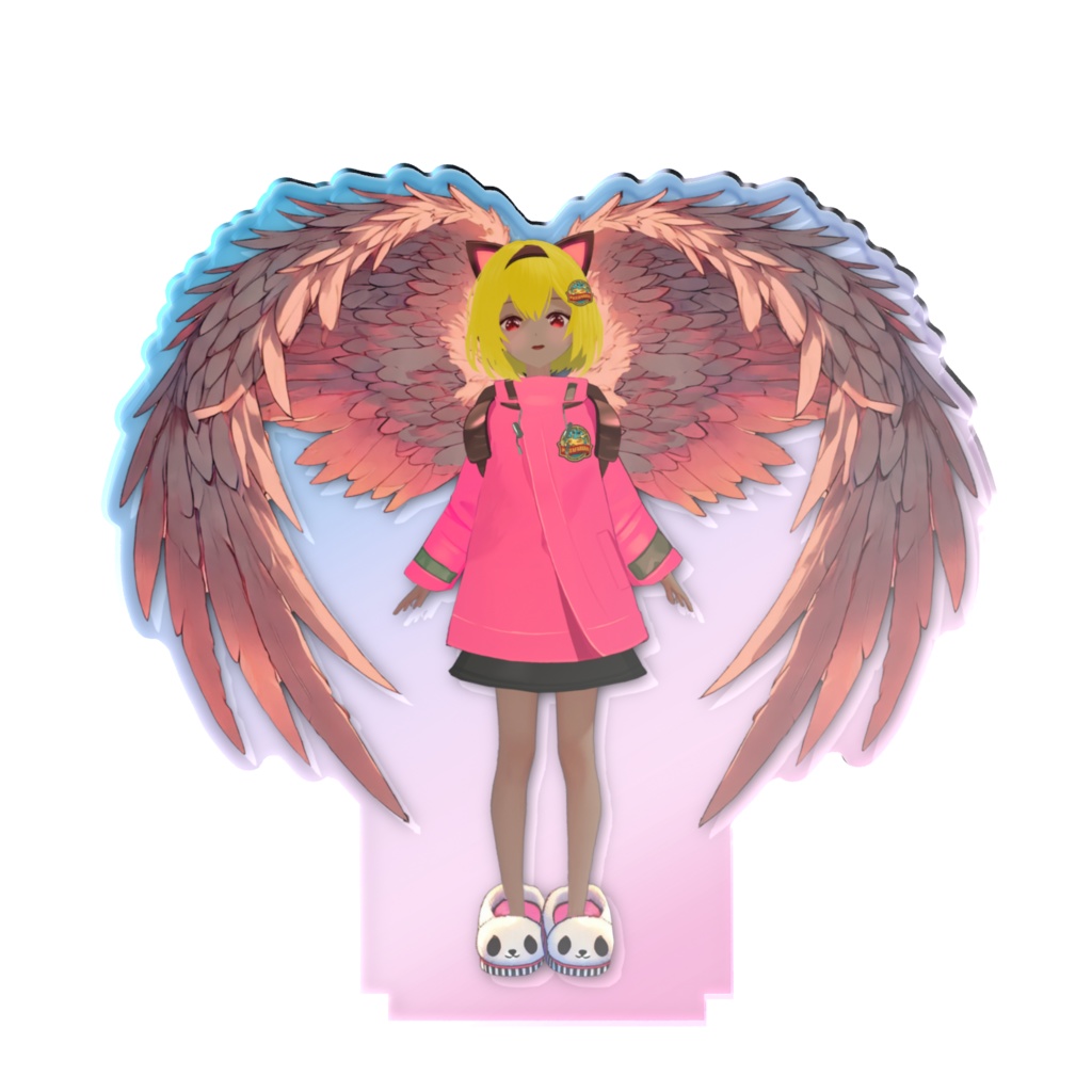 悪究麗ちゃんオーロラアクスタ(黒ギャルVer.)