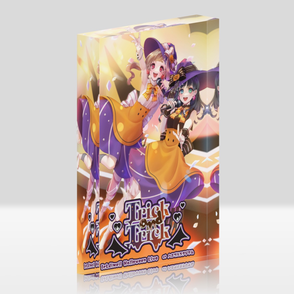 アクリルブロック Halloween Live【莉愛音リア・花撫シア】