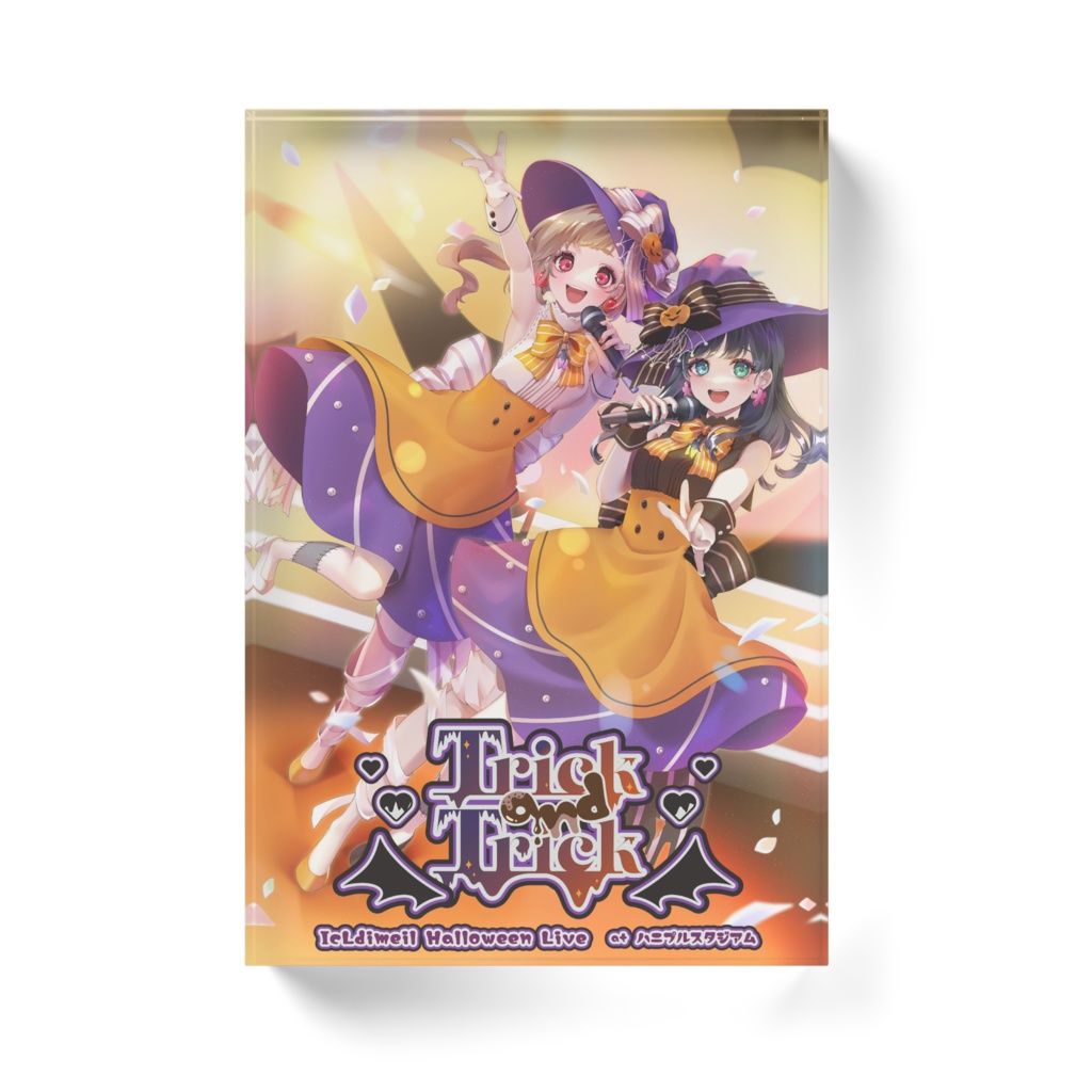 アクリルブロック Halloween Live【莉愛音リア・花撫シア】