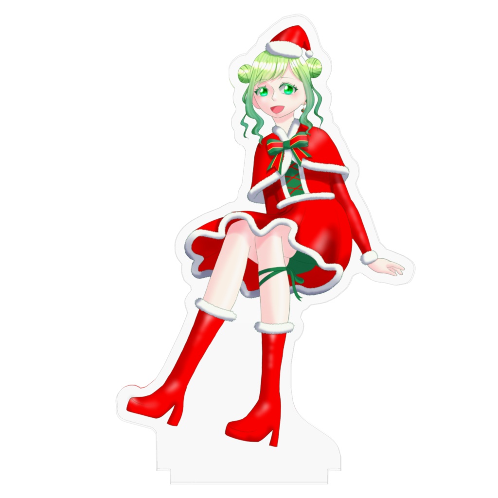翠緑萌黄 アクリルスタンド クリスマス
