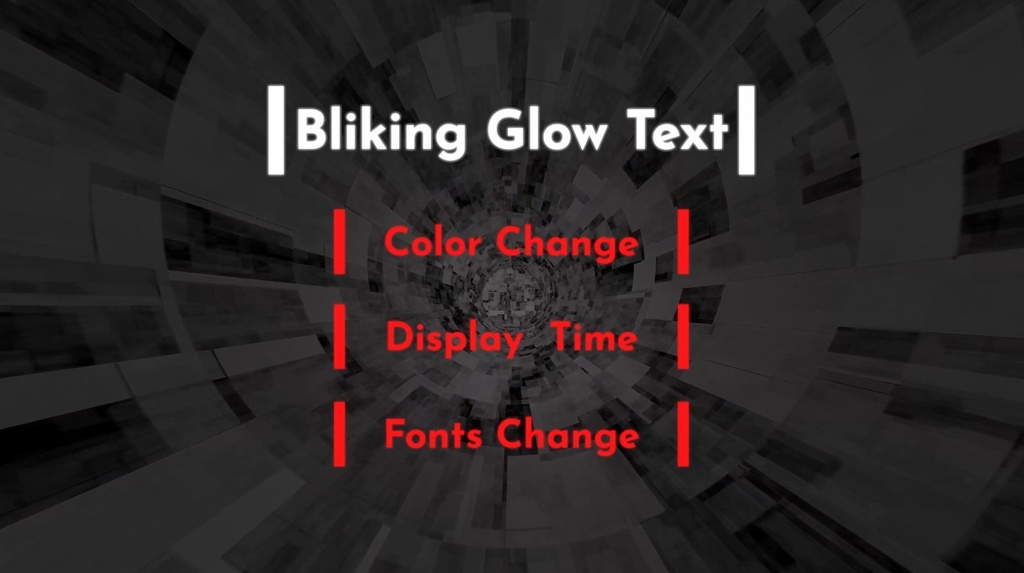 動く！光るテキストテロップ[MOGRT]Blinking Glow Text[Premiere Pro]