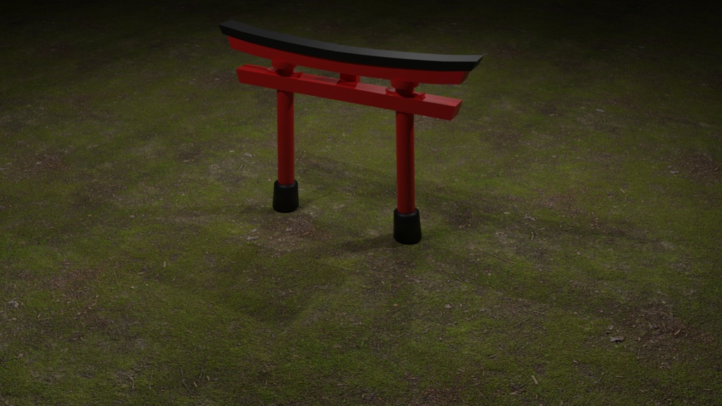 【3Dモデル】鳥居-Torii Gate