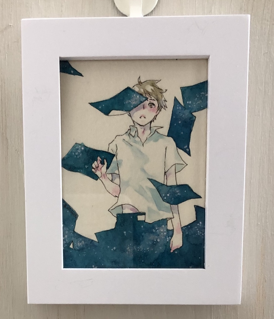 【額装ATCミニ原画】PaperDance -その先の未来-