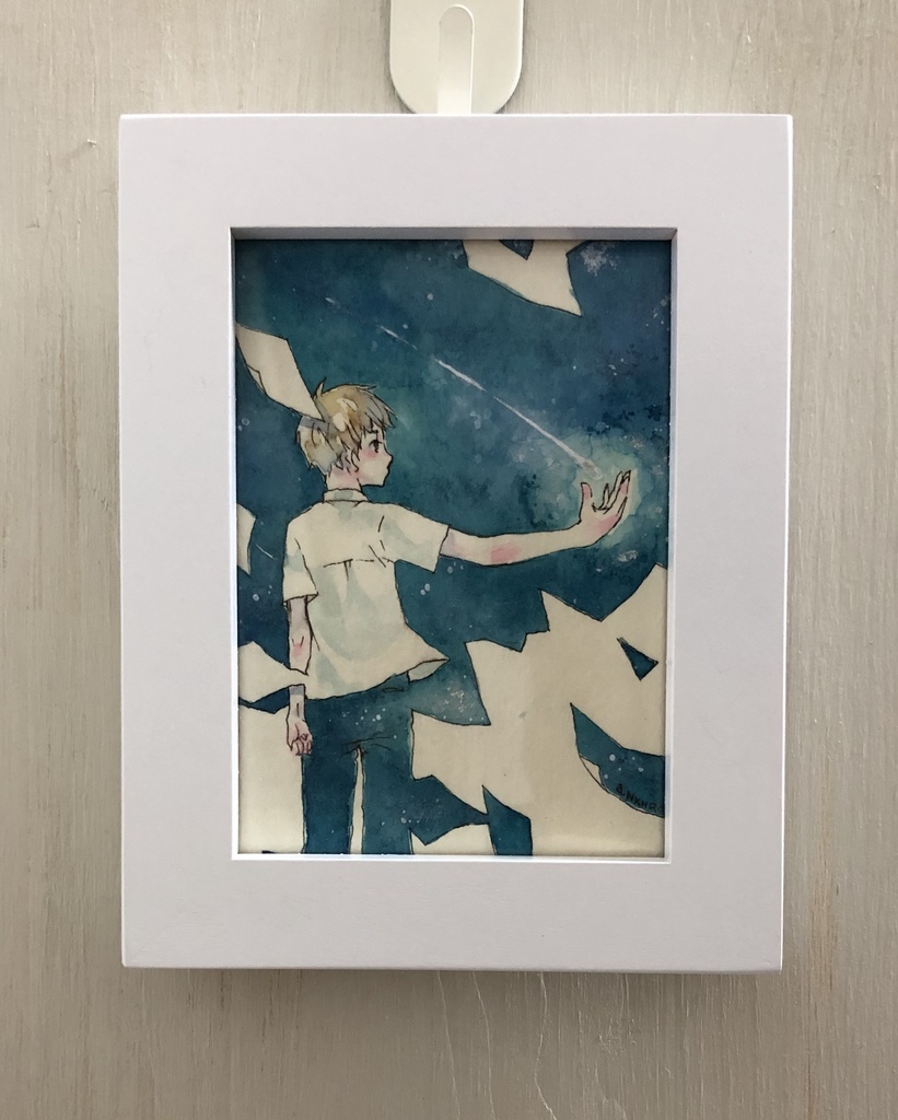 【額装ATCミニ原画】PaperDance -シークレット-