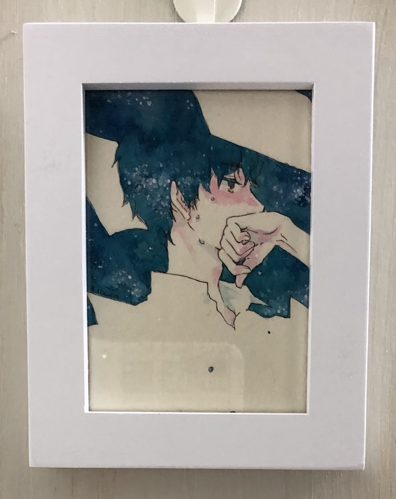 【額装ATCミニ原画】PaperDance -誰も知らない熱-